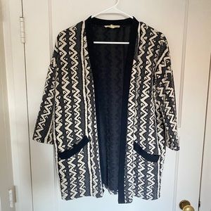 Printed Cardigan